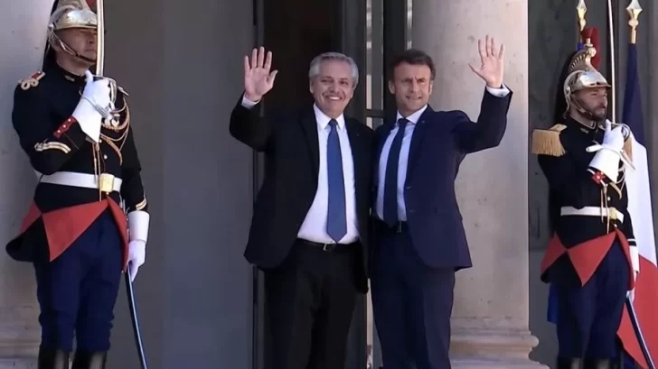 El presidente Alberto Fernández se reunió con su par francés Emannuel Macron