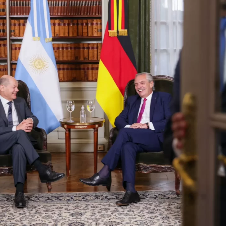Reunión entre Alberto Fernández y Olaf Scholz: potencial energético de la Argentina y el impulso de un acuerdo Mercosur-Unión Europea Reunión entre Alberto Fernández y Olaf Scholz: potencial energético de la Argentina y el impulso de un acuerdo Mercosur-Unión Europea