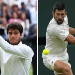 Carlos Alcaraz destronó a Novak Djokovic en Wimbledon 