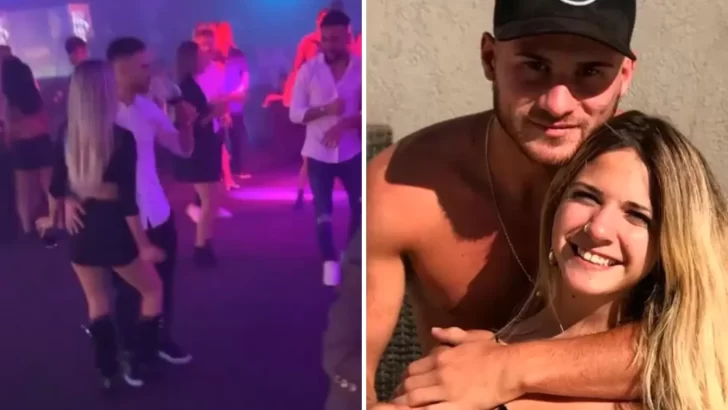 Video. Alexis Mac Allister llevó a su nueva novia a la fiesta de la Selección y oficializó la relación