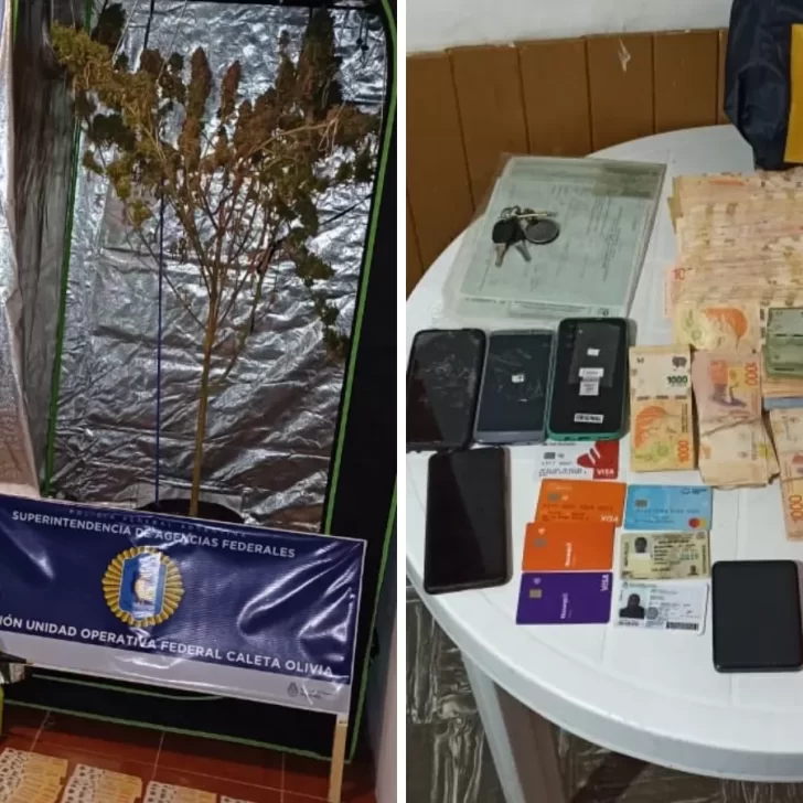 Allanamiento por droga: secuestraron 3 kg de cocaína, dos millones de pesos y hay tres detenidos