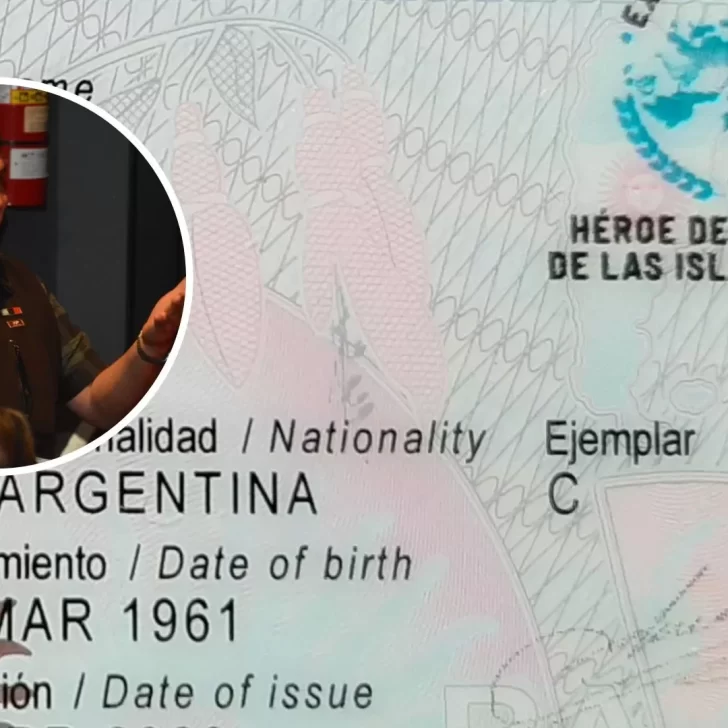 El excombatiente Andrés Fernández Cabral recibió el nuevo DNI para héroes de la guerra de Malvinas El excombatiente Andrés Fernández Cabral recibió el nuevo DNI para héroes de la guerra de Malvinas