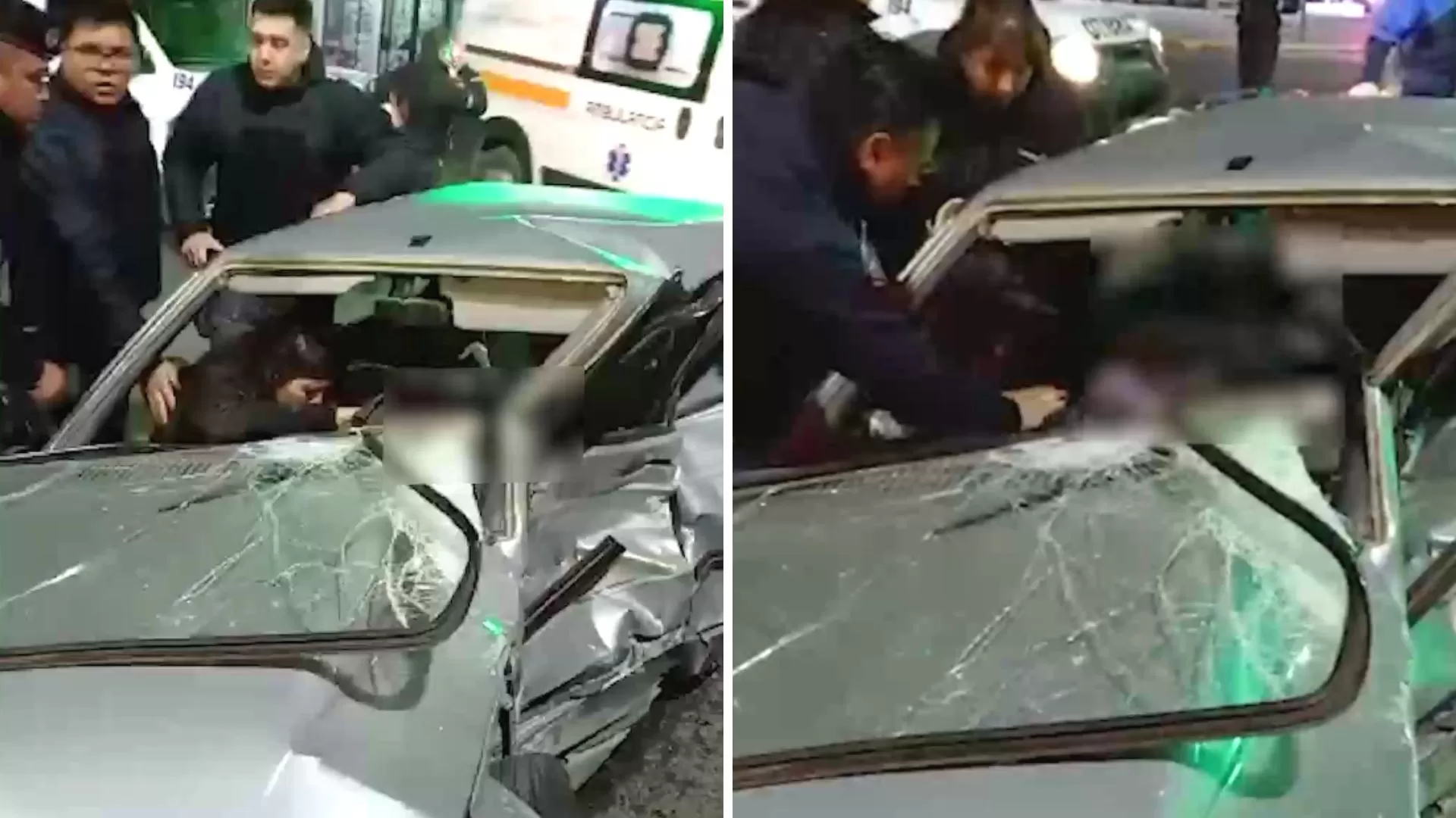 En estado de shock: así retiraban a la novia de “Coquito” Oyarzo del lugar del siniestro En estado de shock: así retiraban a la novia de “Coquito” Oyarzo del lugar del siniestro