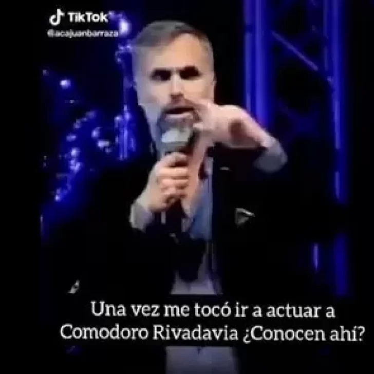 Juan Barraza, el comediante que se hizo viral por hacer chistes sobre el viento en Comodoro