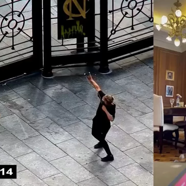 Cristina Fernández difundió otro video del ataque a su despacho en el Congreso con más detalles