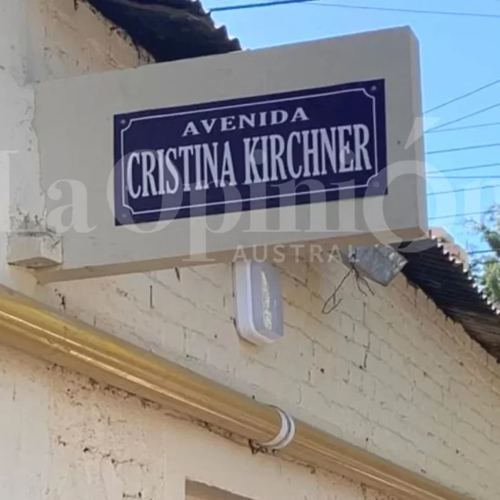 Pusieron una “Avenida Cristina Kirchner” en El Calafate