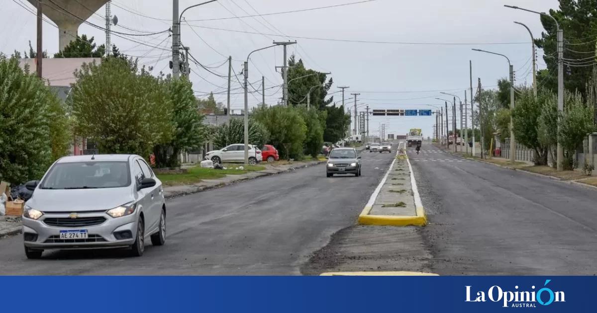 Antes y después Grasso mostró cómo estaba la Avenida San Martín cuando