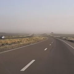 Emitieron un alerta amarilla por fuertes vientos en la costa de Santa Cruz