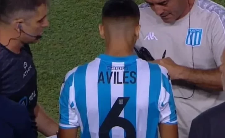 El riogalleguense Tomás Avilés debutó en la primera de Racing en la victoria ante Lanús