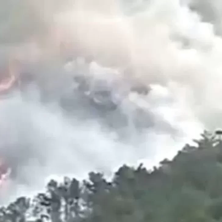 Se estrelló un avión con 132 personas a bordo en China y provocó un incendio en la montaña