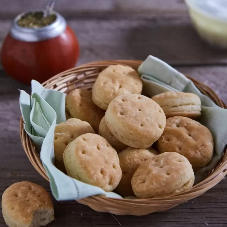 Receta de bizcochitos de grasa para la hora del mate
