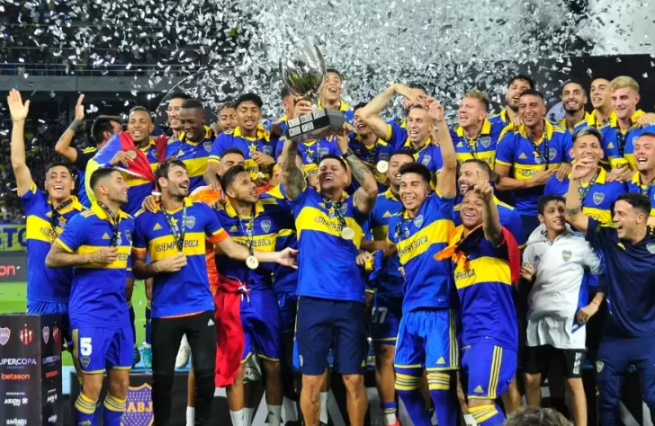Boca goleó y es el nuevo campeón de la Supercopa Argentina