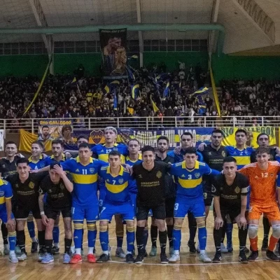 Boca Juniors embocó 10 goles en el  arco de la selección de Río Gallegos