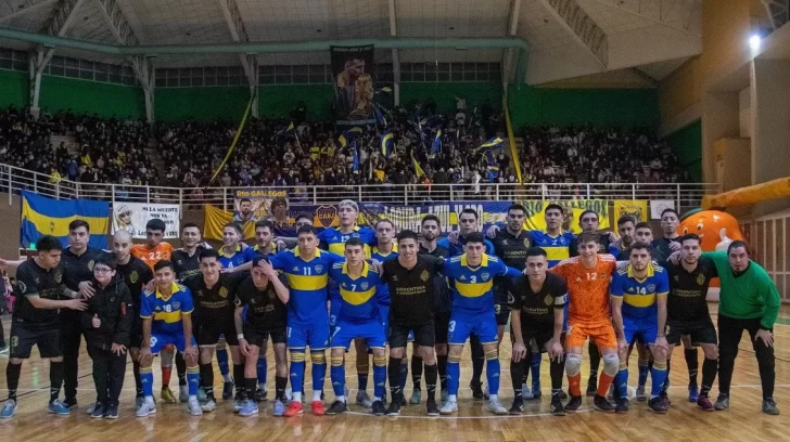 Boca Juniors embocó 10 goles en el  arco de la selección de Río Gallegos