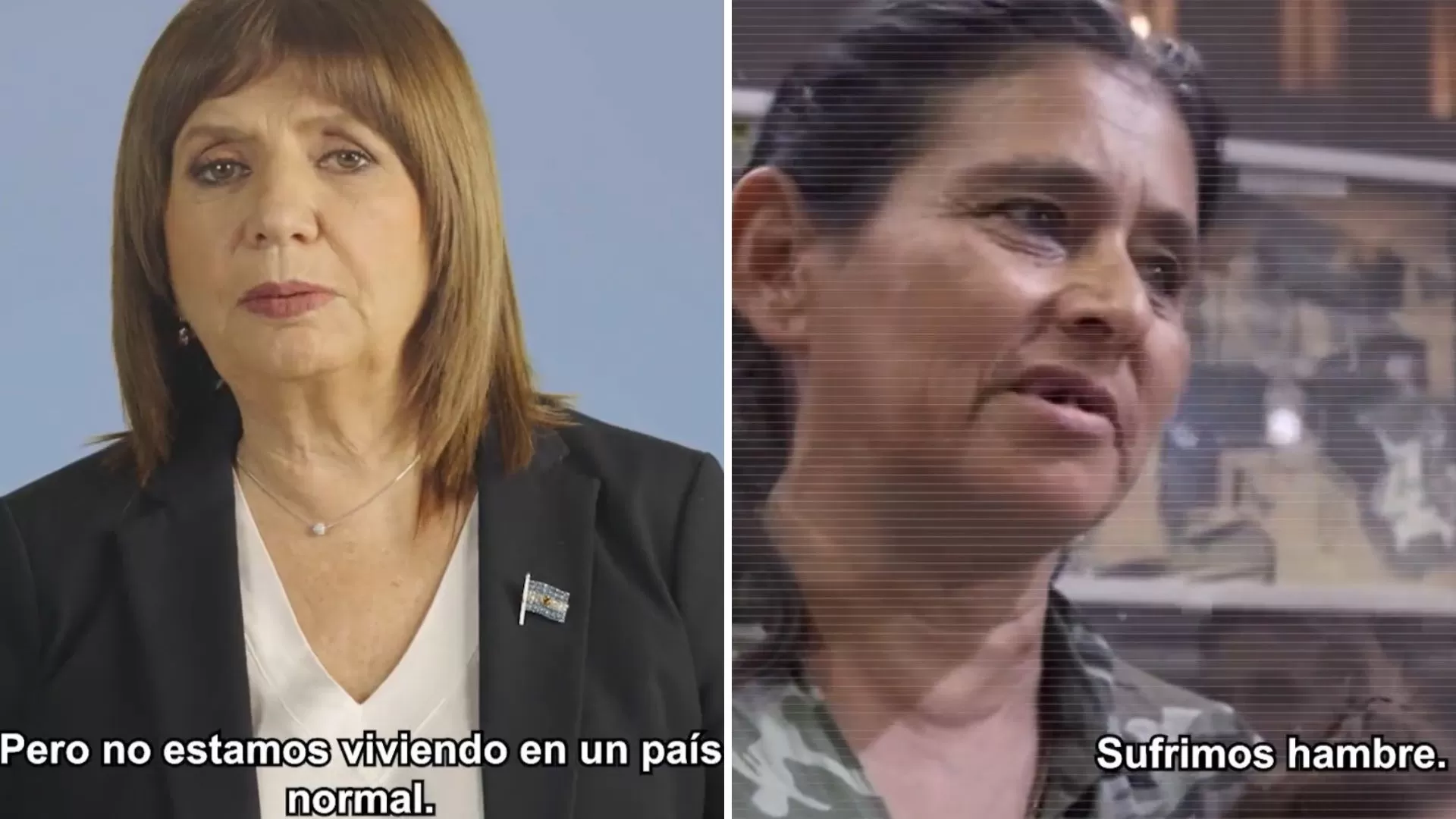 Elecciones: Bullrich usó en su spot imágenes de un documental de pobreza hecho durante la presidencia de Macri