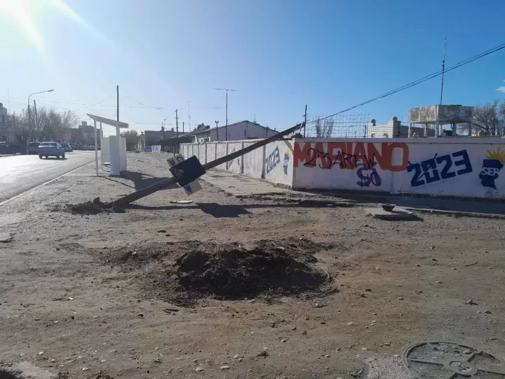 Hasta cuándo sigue el temporal de viento que causó destrozos en Chubut y Santa Cruz