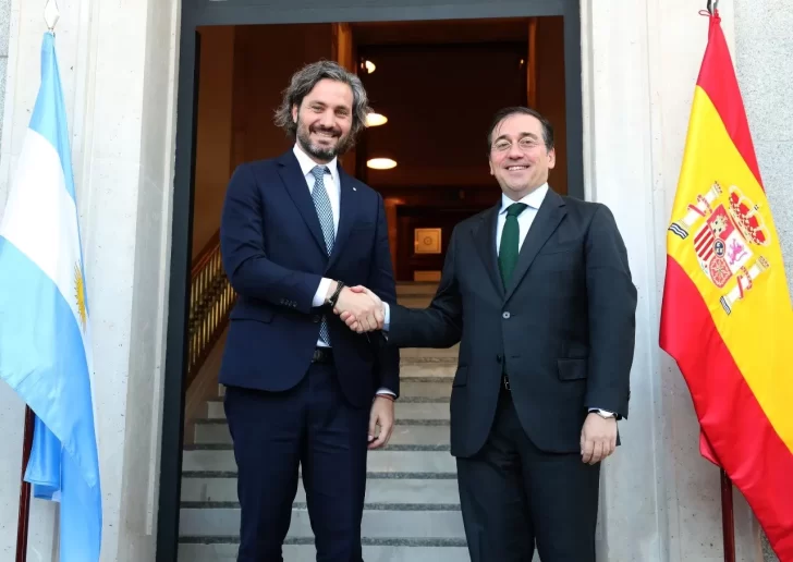 El canciller Santiago Cafiero y su par español José Manuel Albares destacaron las “excelentes” relaciones entre ambos países