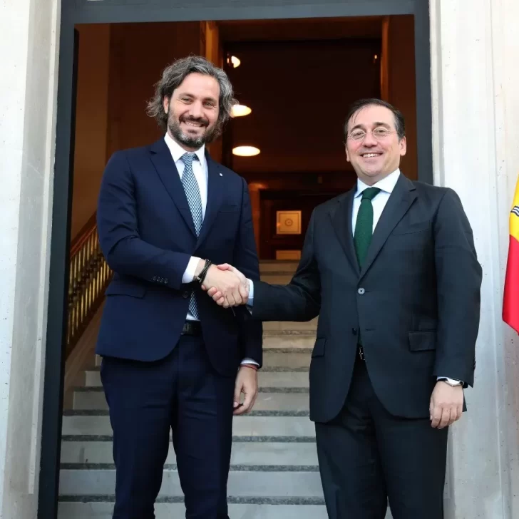 El canciller Santiago Cafiero y su par español José Manuel Albares destacaron las “excelentes” relaciones entre ambos países