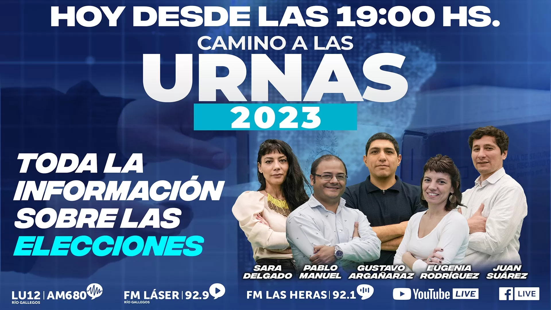 No te pierdas “Camino a las Urnas”, el programa político del Grupo La Opinión Austral, desde este lunes a las 19hs