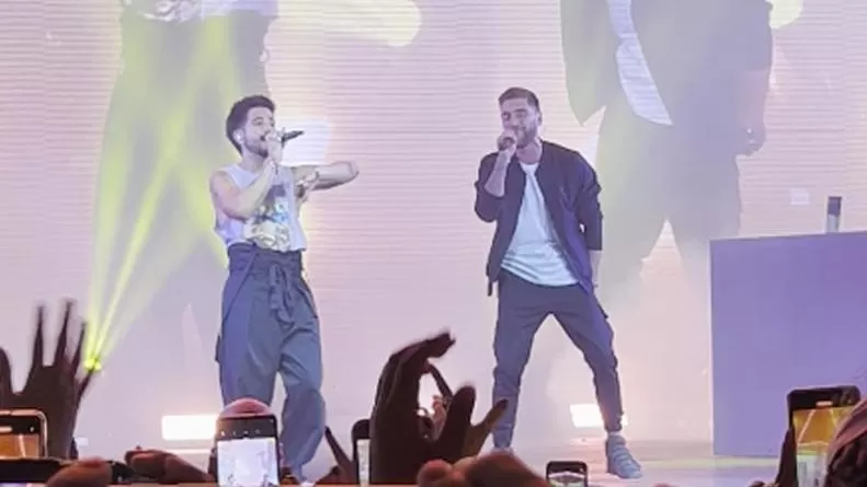 El sorpresivo “crossover” entre Camilo y La Konga: se reunieron y cantaron “El mismo aire” El sorpresivo “crossover” entre Camilo y La Konga: se reunieron y cantaron “El mismo aire”