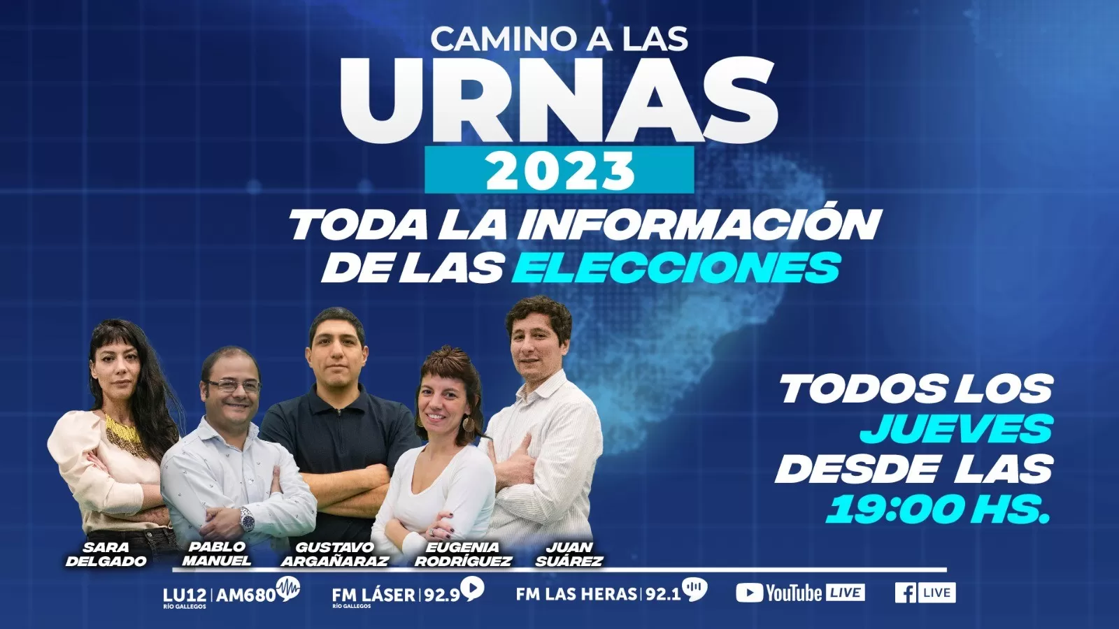 Llega “Camino a las Urnas”, el programa político del Grupo La Opinión Austral con toda la actualidad de las Elecciones 2023