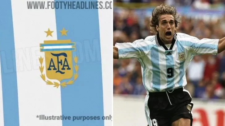 Con guiño a Francia ’98, así es la posible camiseta de Argentina para Qatar 2022