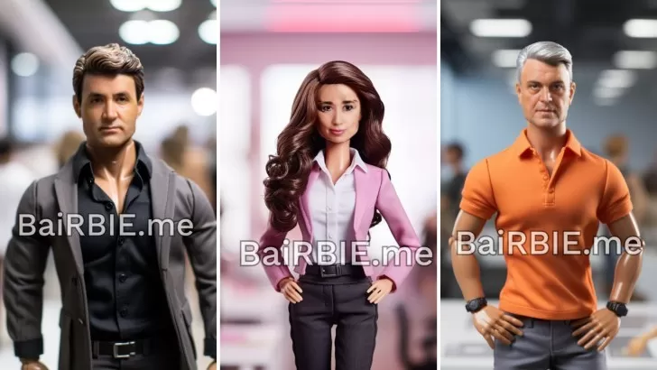 Barbinizados: cómo se verían los candidatos a gobernador de Santa Cruz en versión Barbie y Ken