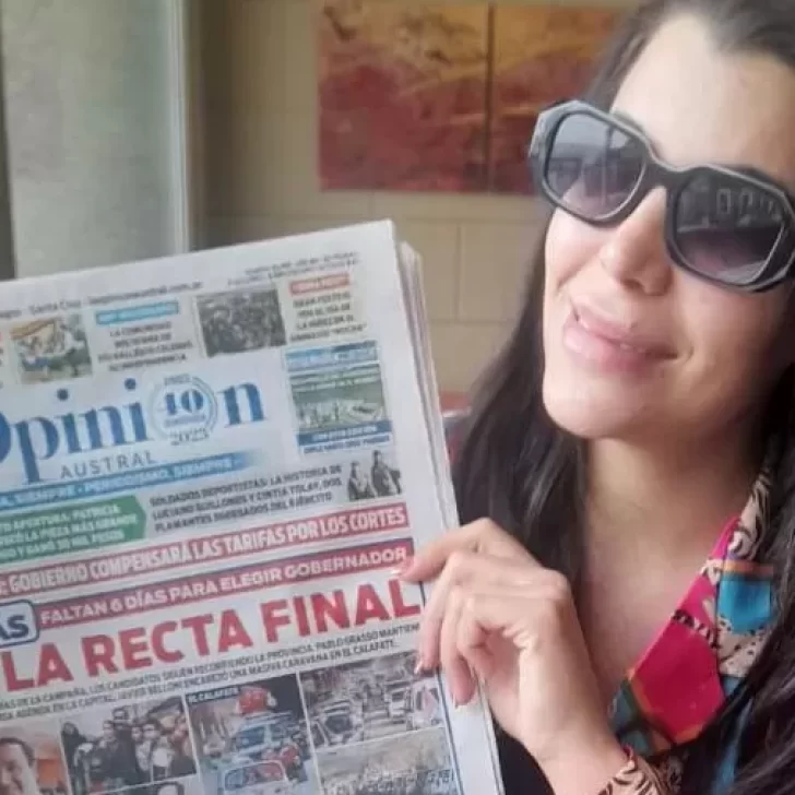 Video. Charlotte Caniggia pasó por Río Gallegos y habló con La Opinión Austral: “Estoy muy feliz”