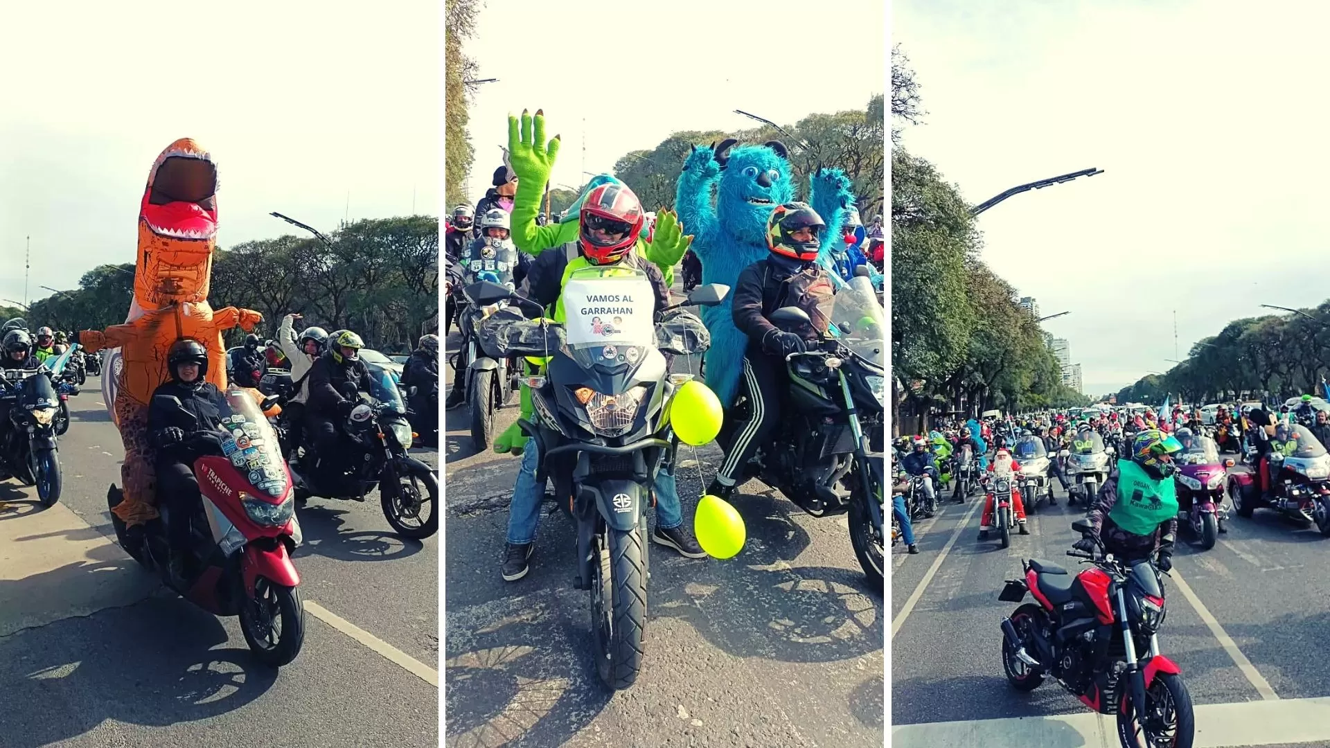 Caravana Solidaria cientos de motociclistas llevan sonrisas al