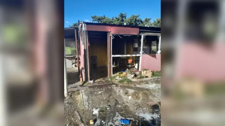 Una mujer embarazada quedó internada luego que una garrafa de gas explotó en su casa
