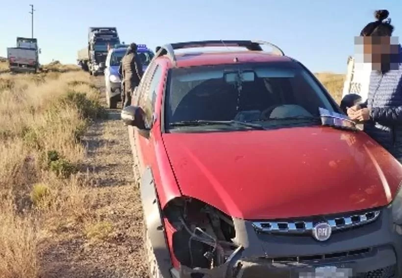 Camionero venía a Santa Cruz, se cruzó de carril y casi provoca una tragedia en la Ruta Nacional N°3