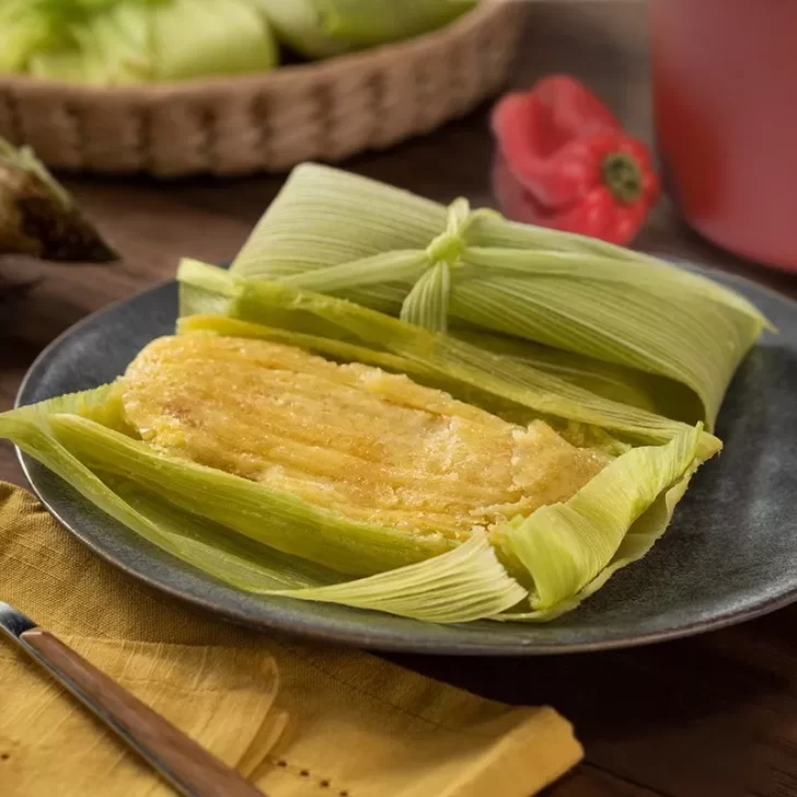 Receta de humita en chala para festejar el Día de la Bandera