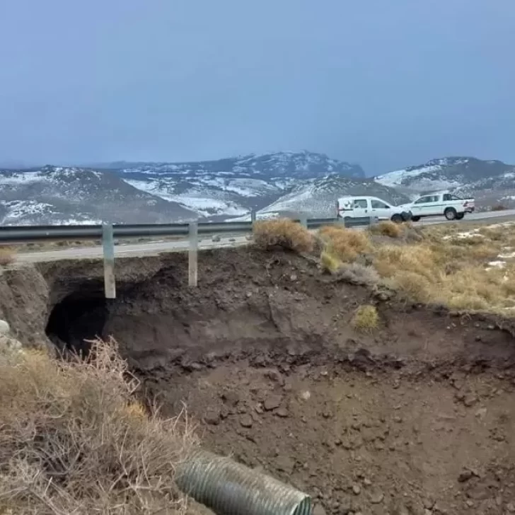 Cortaron la ruta de acceso a El Chaltén por temor de derrumbe 
