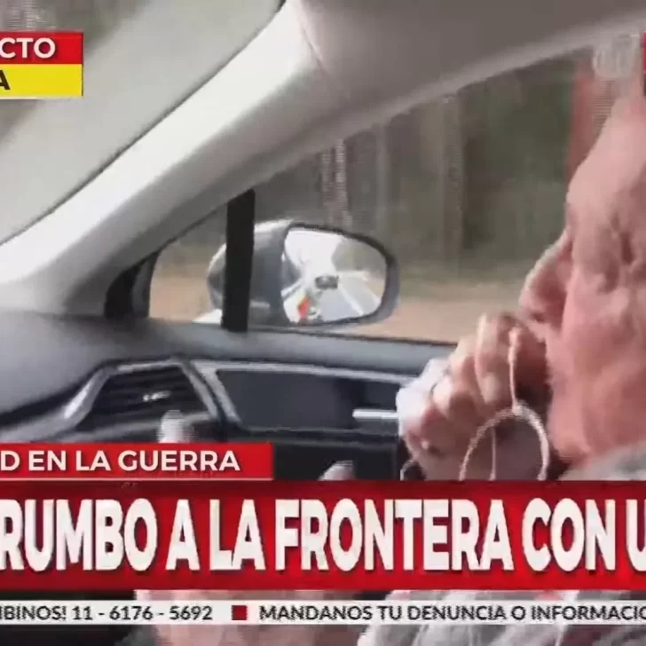 En la puerta de la guerra: Chiche Gelblung se prepara para cruzar la frontera de Ucrania