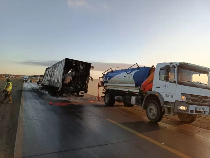 Corte de ruta para ir a Punta Arenas y Tierra del Fuego por choque de camiones: cuándo se podrá pasar