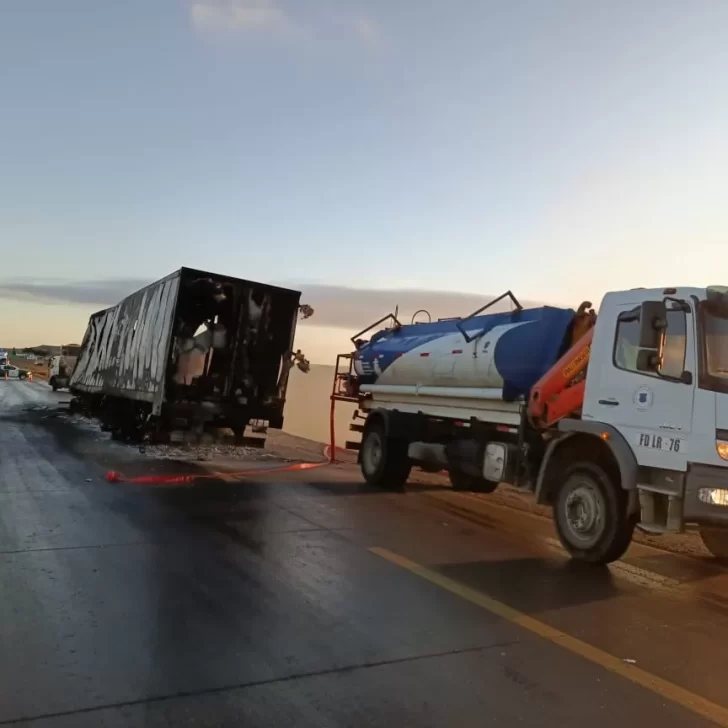 Corte de ruta para ir a Punta Arenas y Tierra del Fuego por choque de camiones: cuándo se podrá pasar