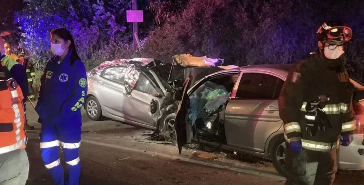 Tragedia en Chile: feroz choque frontal en ruta dejó 8 muertos