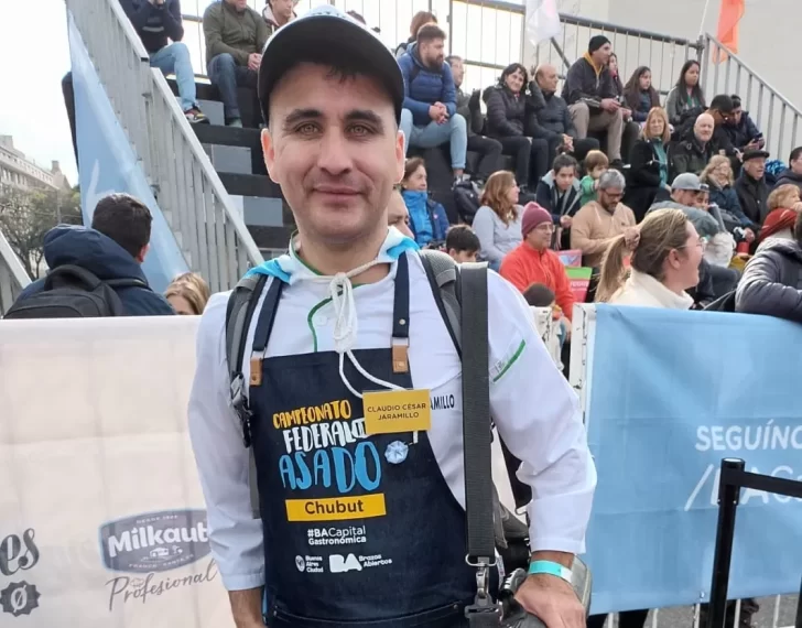 Quién es Claudio Jaramillo, el destacado asador de Chubut que compitió en el Campeonato Federal del Asado
