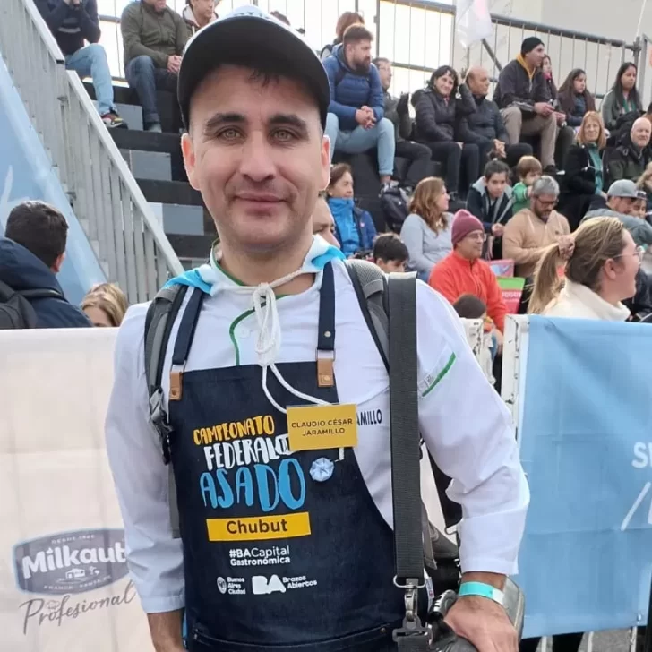 Quién es Claudio Jaramillo, el destacado asador de Chubut que compitió en el Campeonato Federal del Asado
