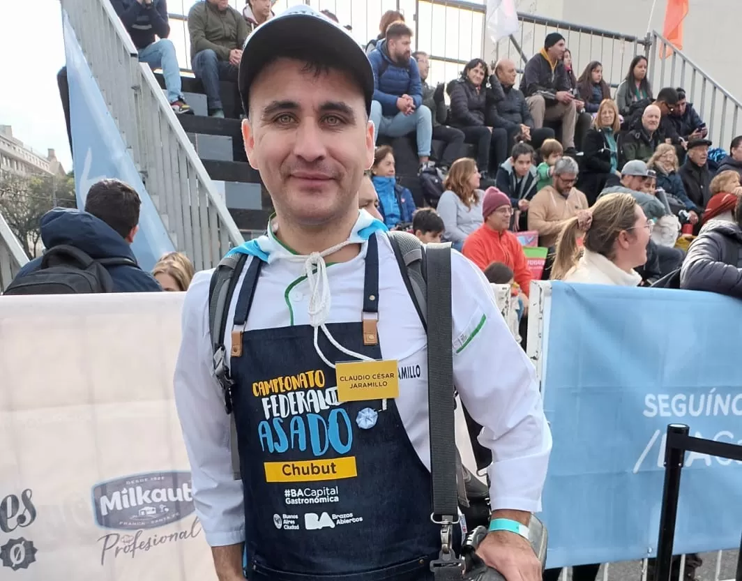 Quién es Claudio Jaramillo, el destacado asador de Chubut que compitió en el Campeonato Federal del Asado