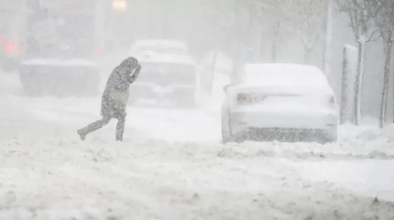Alerta amarilla por nevadas y vientos fuertes en Santa Cruz para este miércoles