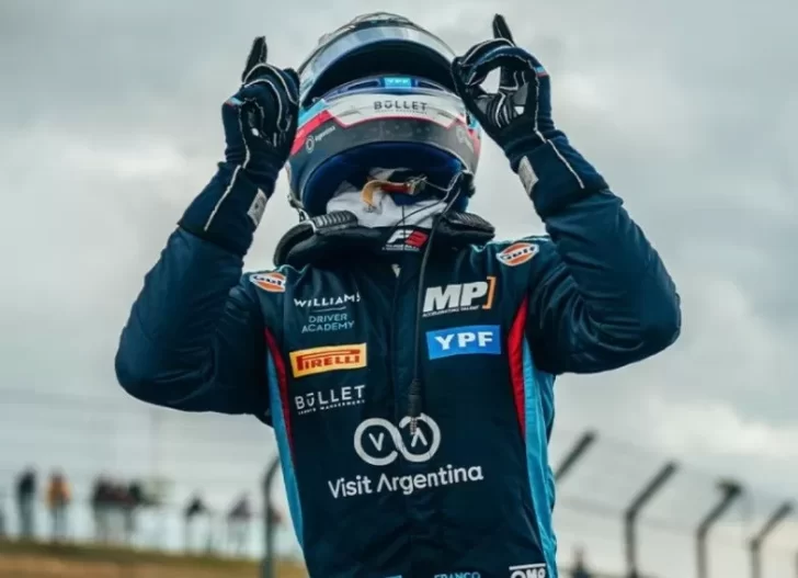 Histórico: el argentino Colapinto ganó el gran premio de Silverstone en la Fórmula 3