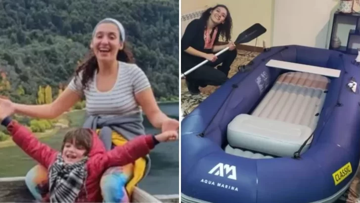 Encontraron el bote perdido en el Lago Musters: no hay rastros del nene de 4 años y su hermana