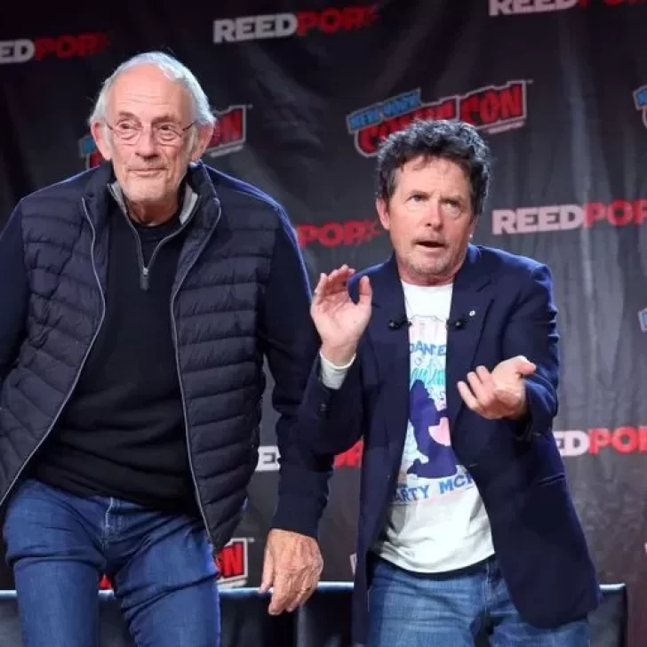 Volver al futuro: así fue el emotivo reencuentro entre Michael J. Fox y Christopher Lloyd 