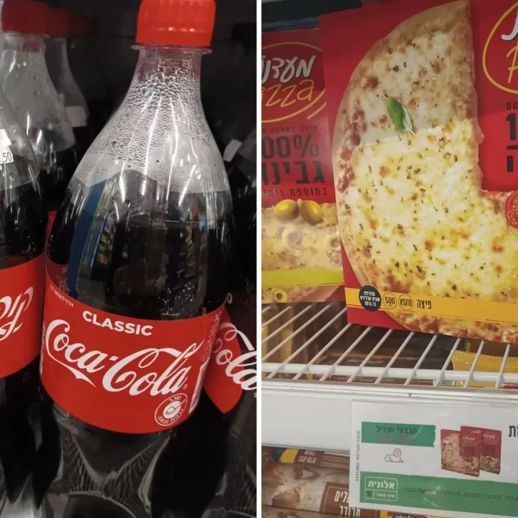 6000 pesos una pizza y 1000 una Coca: los precios en Tel Aviv, prohibidos para un argentino