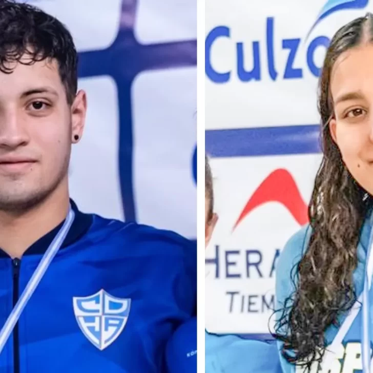 Sudamericano de natación: rutina programada para Dana García y Bautista Ruiz Pradolini