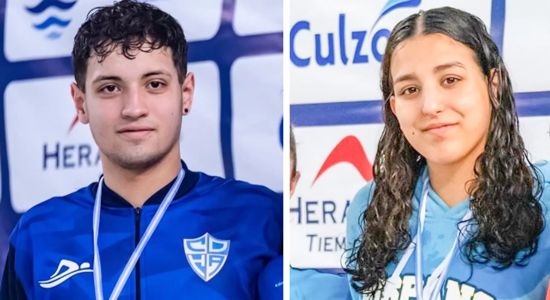 Sudamericano de natación: rutina programada para Dana García y Bautista Ruiz Pradolini