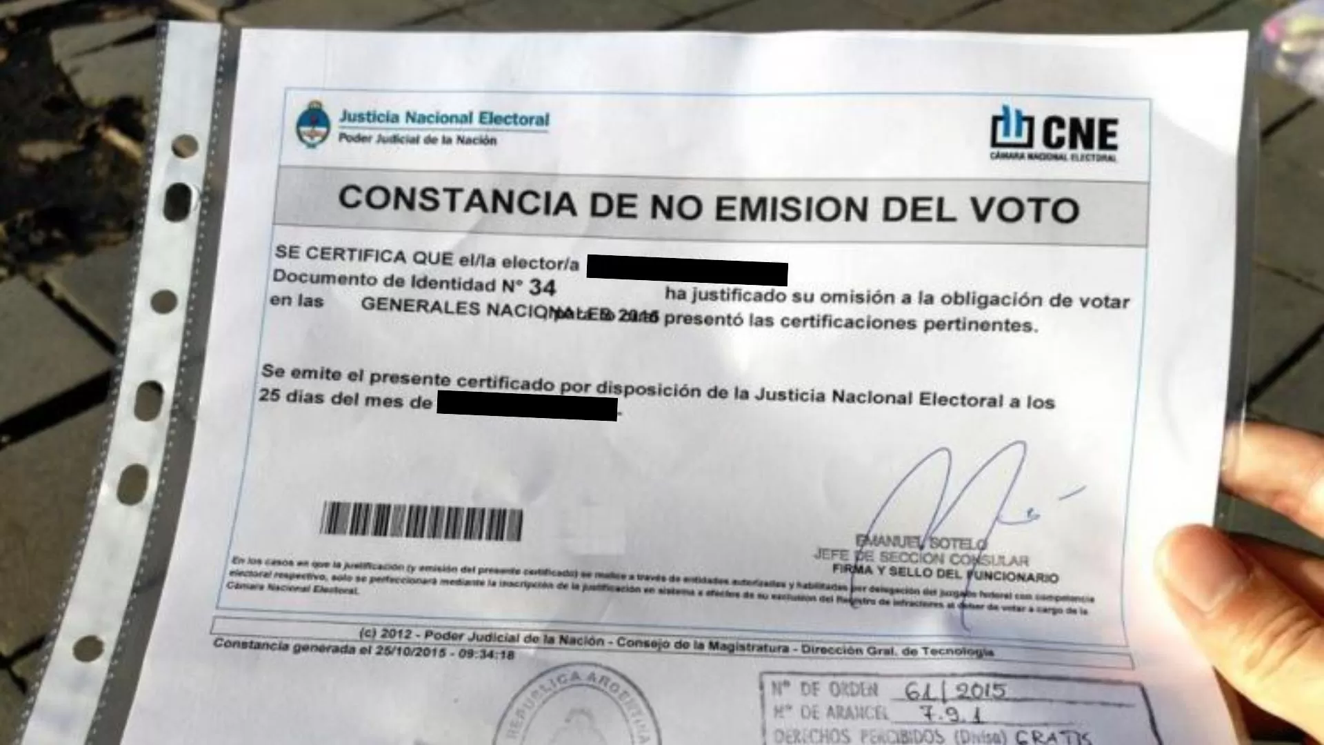 Elecciones 2023: más de 5.000 santacruceños hicieron el certificado de no voto