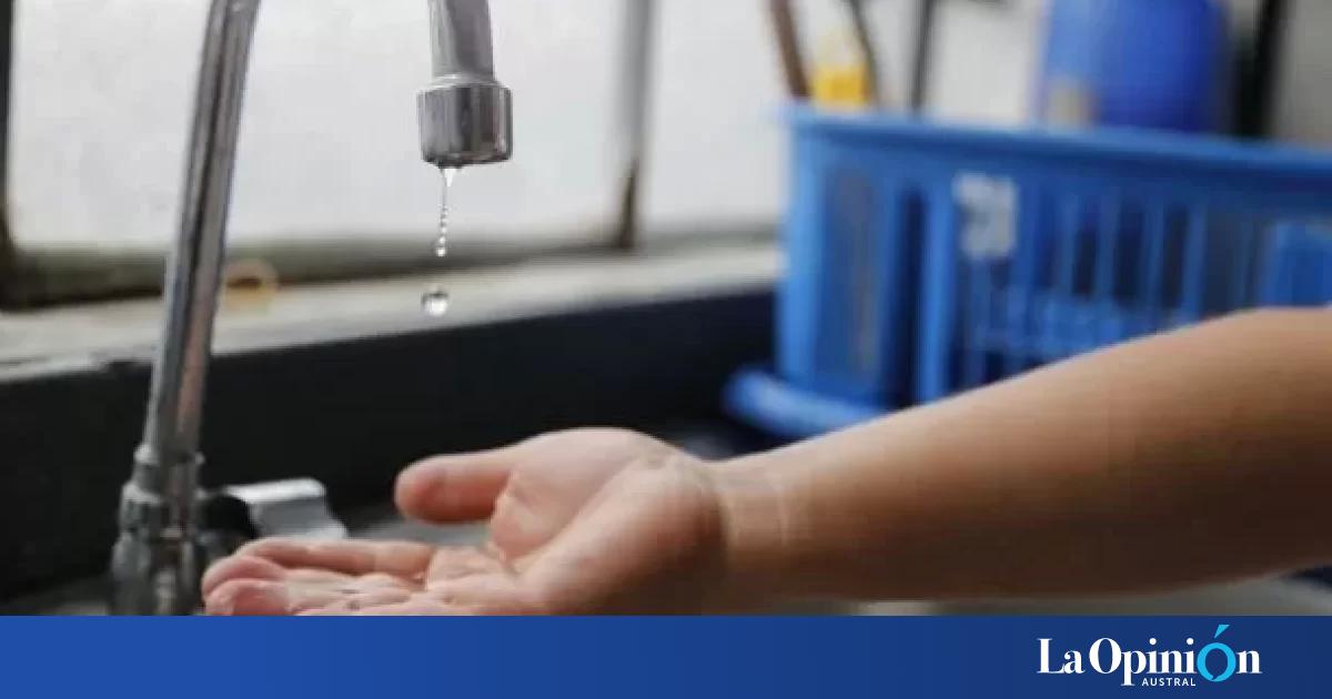 Habrá corte de agua potable en Caleta Olivia por menor caudal desde ...