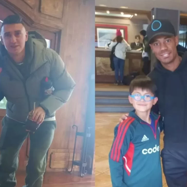 Después de la victoria vs. Inter: dos jugadores de River visitaron El Calafate